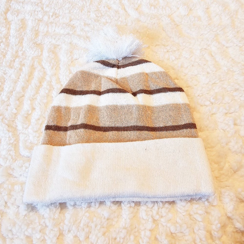 5/$25 Women's Knit Beanie with Pom Pom Top